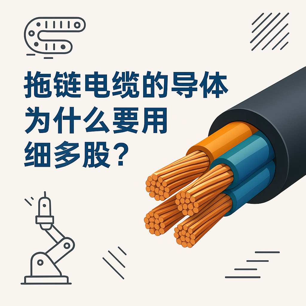 拖链电缆的导体为什么要用细多股？