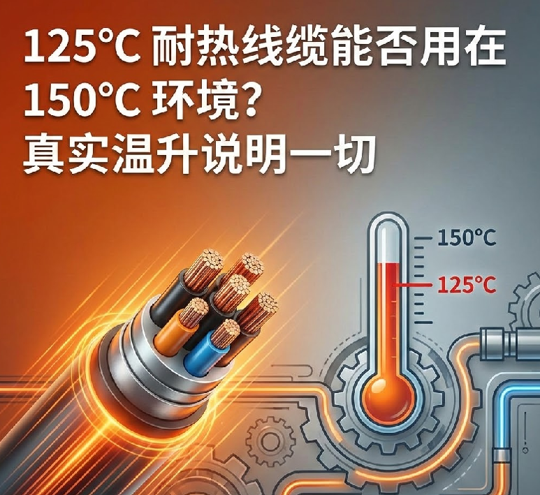 125℃ 耐热线缆能否用在 150℃ 环境？真实温升注明所有
